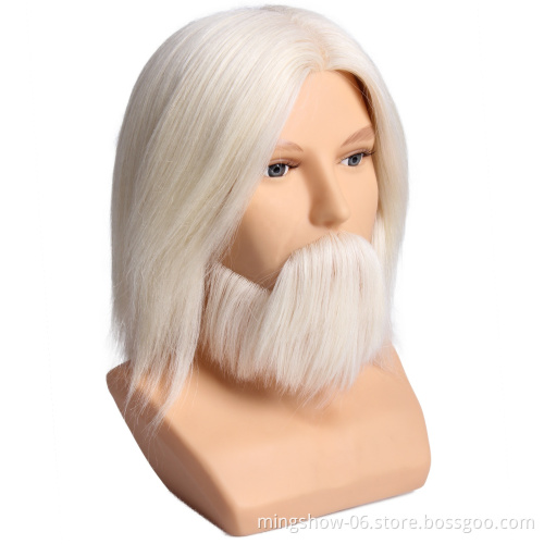 super quality wholesale real hair mannequin head,male hair mannequin heads